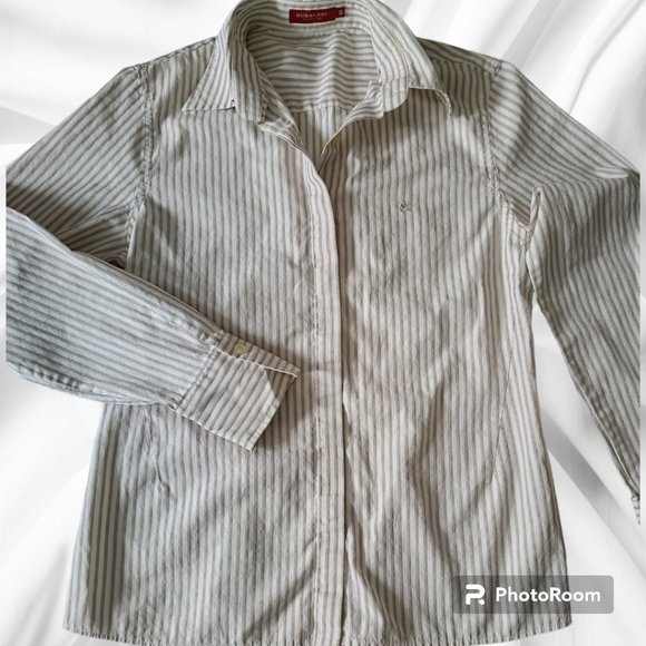 Burberry Tops - EU40 Burberry London Red Label Corabiny-B striped button down shirt